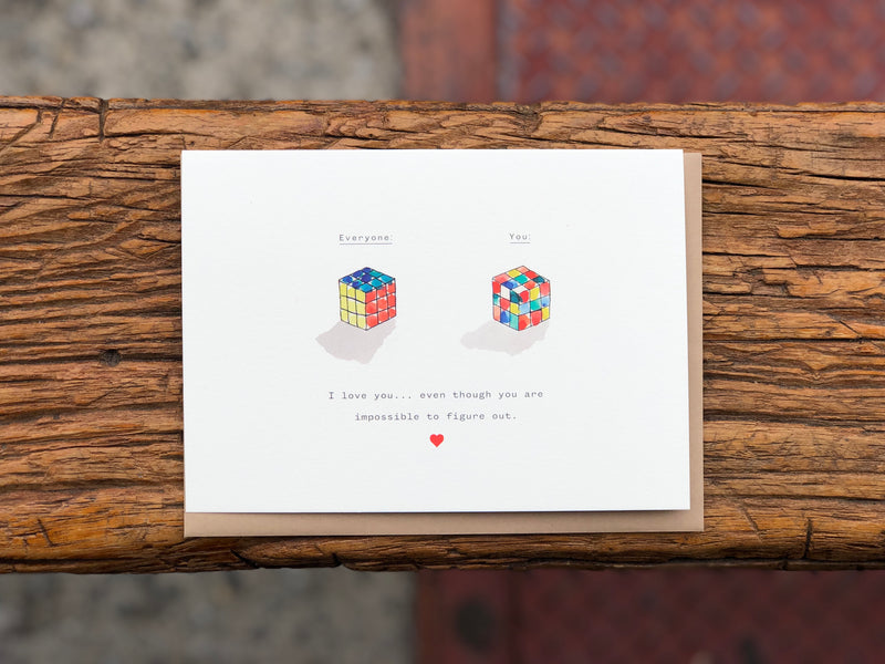 Rubix Cube Card