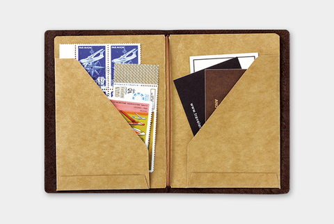 Passport Size Refill - Kraft Paper Folder - 010
