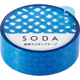 SODA Transparent Masking Tape - 15mm - Cloth