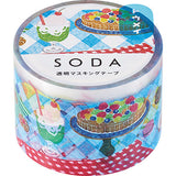 SODA Transparent Masking Tape - 30mm - Tea Time