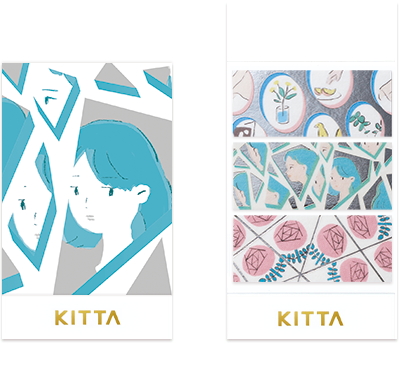 Kitta Portable Washi Tape - Wide - Mirror