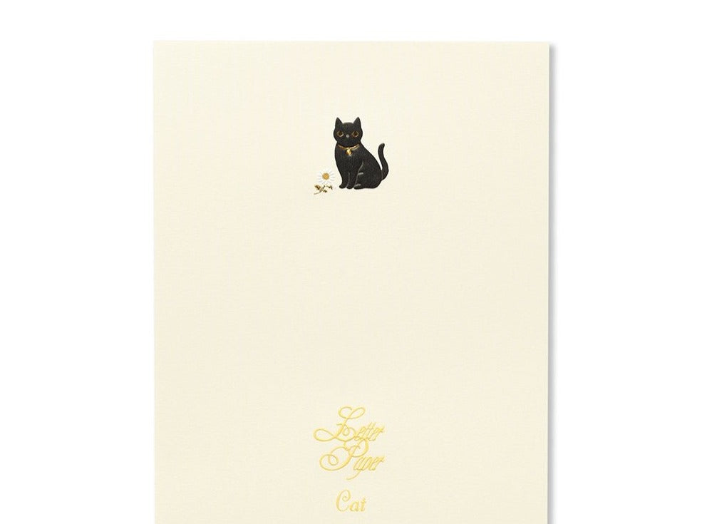 G.C. Press Letter Pad - Black Cat