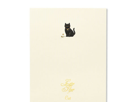 G.C. Press Letter Pad - Black Cat