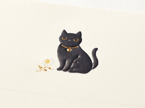 G.C. Press Letter Pad - Black Cat