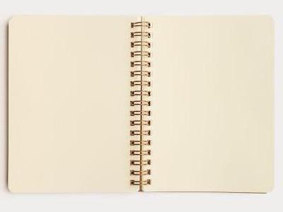 Grain Notebook - B6 - Brown