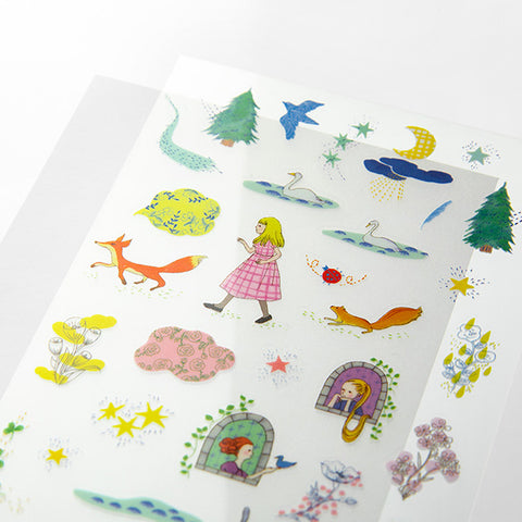 Midori Transfer Stickers for Journaling - Fairytale Storybook