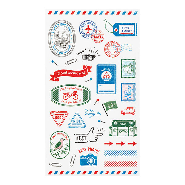 Midori Transfer Stickers for Journaling - Stamps – Yoseka Stationery