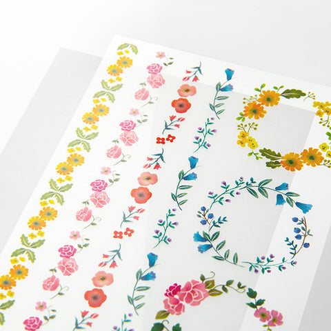 Midori Transfer Stickers for Journaling - Wreaths