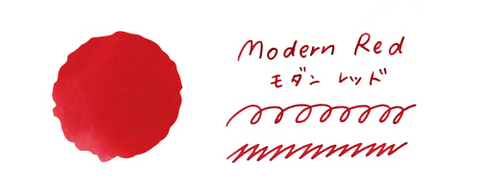 Teranishi Guitar Taisho Roman Haikara Fountain Pen Ink - Modern Red