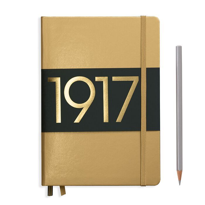 Leuchtturm1917 Hardcover Medium Notebook - Metallic Edition - A5 - Dot Grid (Discontinued)