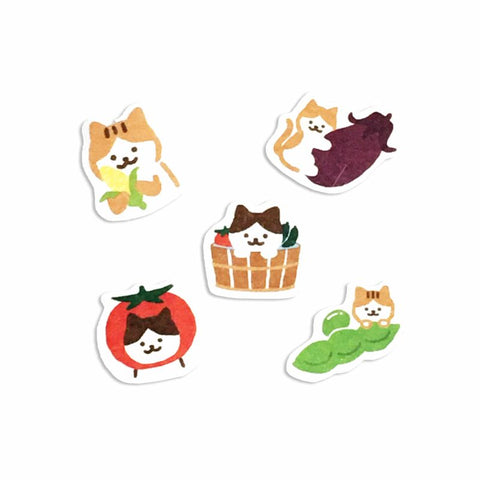 Pochitto Flake Stickers - Cat – Kawaii Stationerys