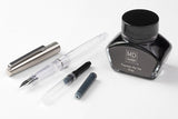MD Fountain Pen Set with Bottled Ink - Limited Edition - Gray Ink