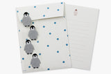 Mini Letter Set with Penguin Stickers