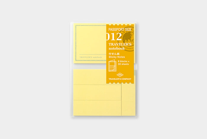 Passport Size Refill - Sticky Notes - 012