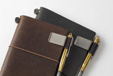 TRAVELER's Traveler's Notebook Pen Holder - Medium - Brown