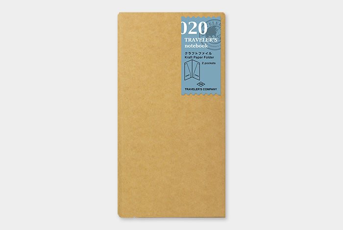 TRAVELER's Regular Size Refill - Kraft Paper Folder - 020