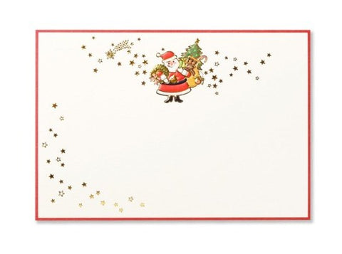 G.C. Press Short Message Card Set - Santa Claus