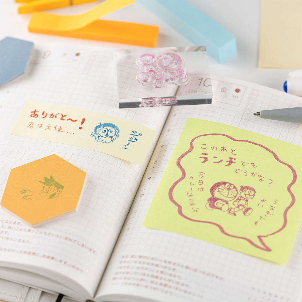 Hobonichi Doraemon's Clear Stamp (How is your day?) Yoseka Stationery
