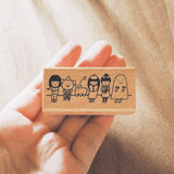 Yohand Studio Wooden Stamp - Friends