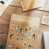 Yohand Studio Clear Sticker Sheet - Ghost Hugs and Stationery