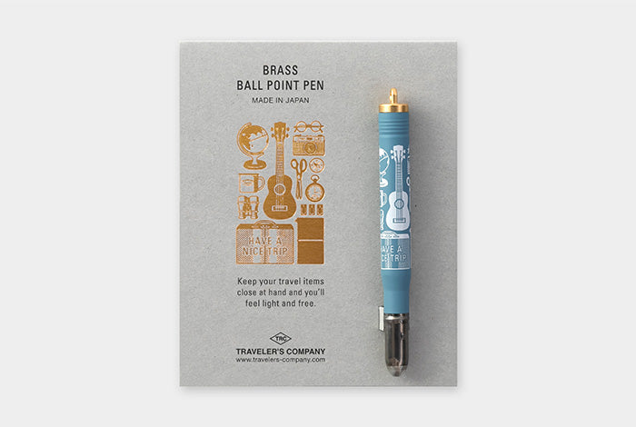 Brass Ballpoint Pen - Travel Tools