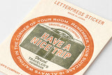 Letterpress Sticker - Travel Tools