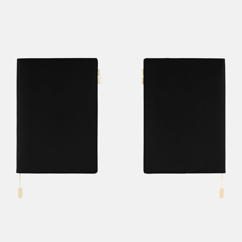 Hobonichi Day Free Cover BS Lite A5 Black Yoseka Stationery Hobonichi day free cover bs lite a5 black yoseka stationery